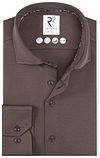 R2 Chemise Dobby Travel Shirt Marron commander en ligne | 130.WSP.004-041 | Suitable Luxembourg