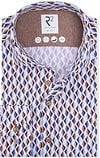 R2 Chemise Jersey Retro Impression Beige Bleu 130.WSP.029-045 commander en ligne | Suitable