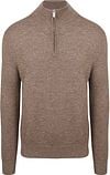 R2 Pullover Halfzip Weave Structure Taupe order online | Suitable
