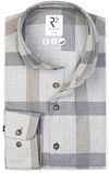 R2 Shirt Herringbone Checks Grey order online | 130.WSP.053-028 | Suitable Lithuania