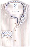 R2 Shirt Stripes Beige 120.WSP.026-045 order online | Suitable