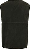 KnowledgeCotton Apparel Strickjacke Teddy Fleece Dunkelgrün Product / Achterkant