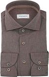 Profuomo Shirt Flanel Brown PPVH30001D-5 order online | Suitable