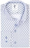 R2 Poplin Shirt Print Blue 128.WSP.079-014 order online | Suitable