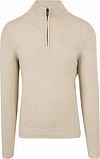 Suitable Half Zip Pullover Boiled Wool Ecru PU-BOIWO-HZ-24 FCD28126 Off White order online | Suitable