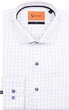 Suitable Shirt Twill Checks Blue order online | D23-13 | Suitable Spain