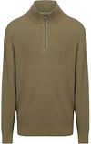 Tommy Hilfiger Big&Tall Half Zip Cable Pullover Olive Green order online | MW0MW37975-MSH | Suitable Spain