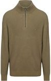 Tommy Hilfiger Big&Tall Half Zip Pullover Torsadé Vert Olive MW0MW37975-MSH commander en ligne | Suitable