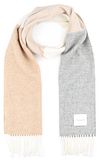 Profuomo Scarf Lambswool Grey Beige order online | PPUS30002C-F | Suitable Lithuania