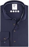 R2 Knitted Travel Chemise Herringbone Marine  commander en ligne | 130.WSP.005-010 | Suitable Luxembourg