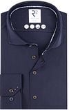 R2 Knitted Travel Hemd Herringbone Navy 130.WSP.005-010 kaufen | Suitable