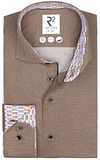 R2 Shirt Melange Brown 122.WSP.037-041 order online | Suitable