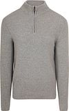 Suitable Half Zip Pullover Boiled Wool Grijs PU-BOIWO-HZ-24 FCD38183 Grey kopen | Suitable