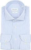 Profuomo Hemd Extra Lange Ärmel Travel Streifen Hellblau PPWH10059A-M kaufen | Suitable