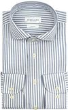 Profuomo Hemd Peached Stripes Flanel Blauw PPWH30007A-M kopen | Suitable
