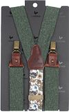 Sir Redman Luxury Suspenders Essential Dark Green Verpakking