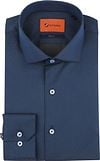 Suitable Hemd Extra Lange Mouwen Jacquard Navy SL7-24-15 kopen | Suitable