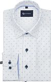 Suitable Shirt Oxford Print White order online | 282-2 | Suitable Norway