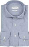 Profuomo Hemd Peached Herringbone Flanell Blau PPWH30006A-M kaufen | Suitable