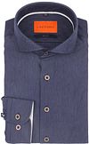 Suitable Herringbone Shirt Navy 284-3 order online | Suitable