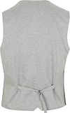 Suitable Weste Kris Mist Grau Product / Achterkant