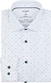 Olymp Chemise Luxor Stretch Impression Blanche 125054-45 commander en ligne | Suitable