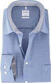 OLYMP Luxor Bügelfrei Hemd Blau Karo Comfort Fit 319064-19