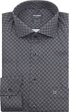 Olymp Luxor Overhemd Print Antraciet 129884-63 kopen | Suitable