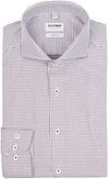 OLYMP Overhemd Level 5 Print Wit Bordeaux 212244-29 kopen | Suitable