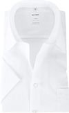 Olymp Shirt Comfort Fit White Short Sleeve 025412-00