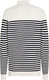 Tommy Hilfiger Racking Half-Zip Structure Stripe White Navy Product / Achterkant