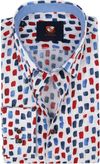 Suitable Shirt Brush Strokes Blue Red