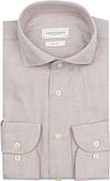 Profuomo Shirt Peached Herringbone Flanel Beige PPWH30006C-F order online | Suitable