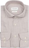 Profuomo Shirt Peached Herringbone Flannel Beige commander en ligne | PPWH30006C-F | Suitable Luxembourg