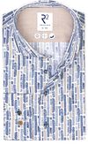 R2 Chemise Impression Poplin Bleu 126.WSP.039-004 commander en ligne | Suitable