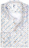 R2 Knitted Knitted Shirt Beige Blue order online | 120.WSP.079-045 | Suitable Lithuania