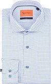 Suitable Overhemd Check Print Blauw