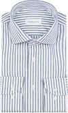 Profuomo Overhemd Streep Blauw PPWH10032A-M kopen | Suitable