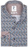 R2 Shirt Print Blue order online | 124.WSP.029-014 | Suitable Norway