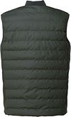 Rains Bodywarmer Trekker Dark Green Product / Achterkant