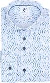 R2 Overhemd Print Lichtblauw 120.WSP.069-014 online bestellen | Suitable