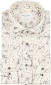 Profuomo Shirt Floral Print Beige order online | PPWH10013A-F | Suitable Lithuania