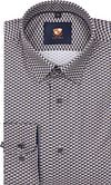 Suitable Overhemd Print Bruin 267-12 267-12 kopen | Suitable