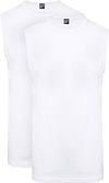 Alan Red T-Shirt Montana Ärmellos (2er-Pack) 6684/2P/01 Montana Singlet White