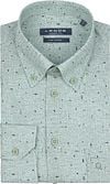 Ledub Overhemd Print Groen Borstzak 0142440-530000 kopen | Suitable