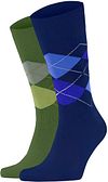 Burlington Gift Box Argyle 2-Pack Checks Blue Green 20599-0079 order online | Suitable