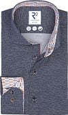 R2 Shirt Melange Navy 122.WSP.037-010 order online | Suitable