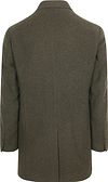 Suitable Coat Wool Twill Dark Green Product / Achterkant