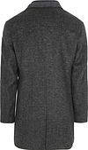 Suitable Caleb Coat Wool Herringbone Gray Product / Achterkant