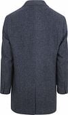 Suitable Coat Wool Twill Dark Blue Product / Achterkant